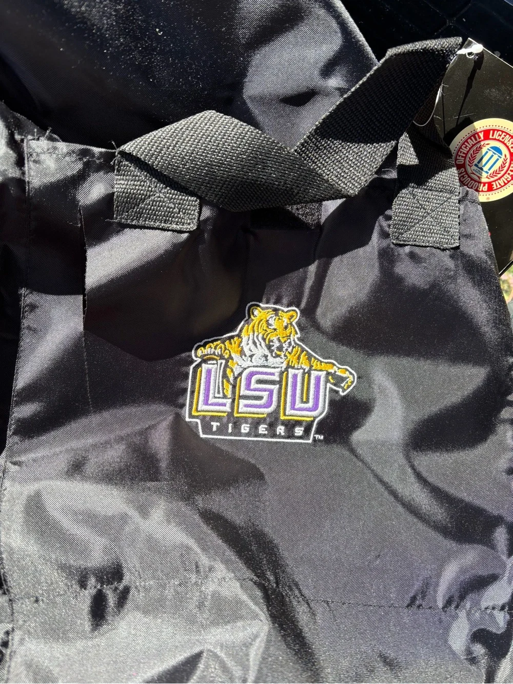 LSU college Tigers Purple & Gold Fleece Throw